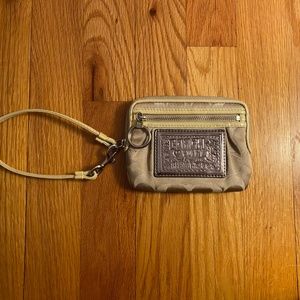 Coach Wristlet Wallet - Tan